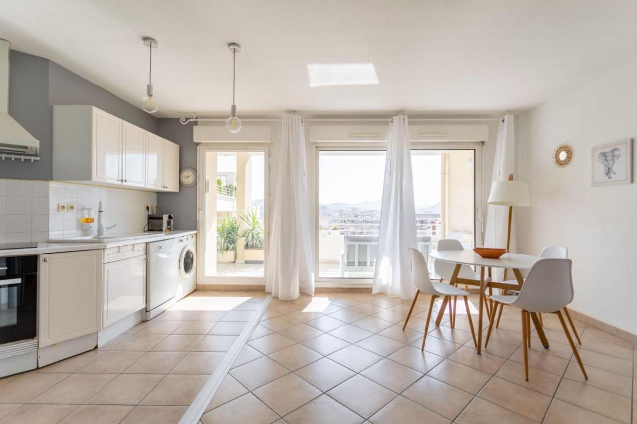 Appartement Standing Marseille 2 Chambres 6 Pers Clim Parking Jo Exteriör bild